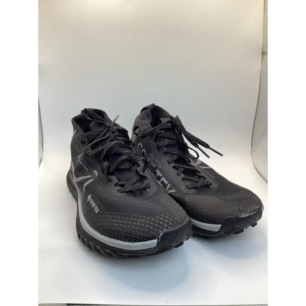 Size 9 - Nike React Pegasus Trail 4 GORE-TEX Black Reflect Silver
